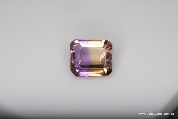 2.51 carat Bi-colour Purple and Yellow Bolivia Ametrine