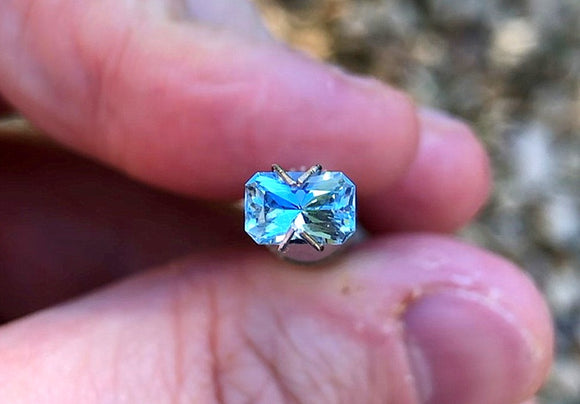 0.70 carat Brazil Blue Aquamarine