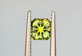 1.09 carat Madagascar Green and Yellow Parti Sapphire