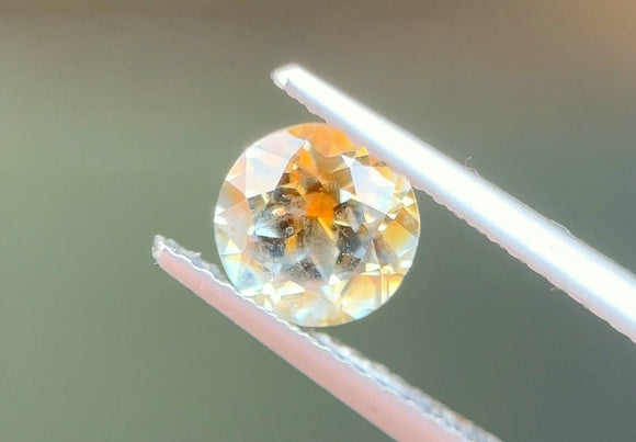 1.43 carat Montana Bi-colour Orange and White Sapphire