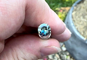 1.01 carat Australia Bi-colour Blue and Yellow Parti Sapphire