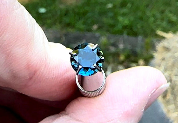 1.19 carat Australia Bi-colour Blue and Yellow Parti Sapphire