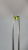 1.29 carat Madagascar Green and Yellow Parti Sapphire