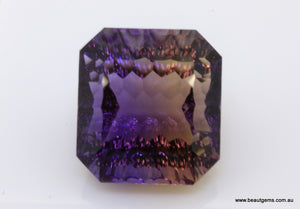 39.39 carat Bi-colour Purple and Yellow Bolivia Ametrine