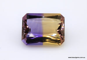 9.29 carat Bi-colour Purple and Yellow Bolivia Ametrine