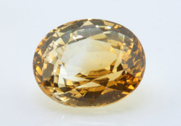 2.19 carat Ceylon Bi-colour Orange and White Sapphire