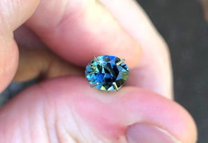 1.16 carat Australia Blue and Yellow Parti Sapphire
