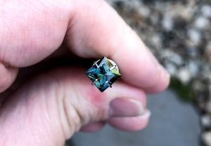 1.28 carat Australia Bi-colour Blue and Yellow Parti Sapphire