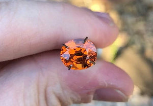 3.08 carat Nigeria Orange Spessartite